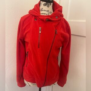 Dooblju Red Fleece Jacket